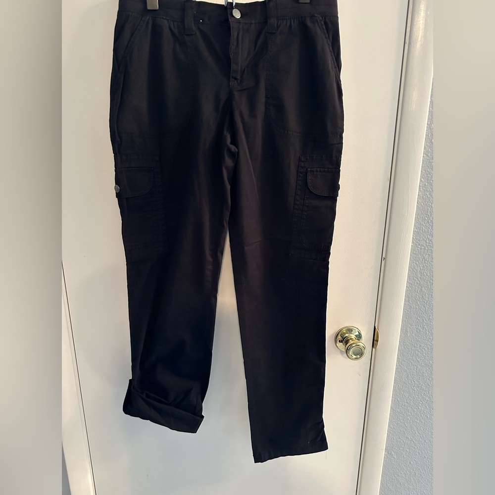 NWT Sonoma size 4 black straight leg pant